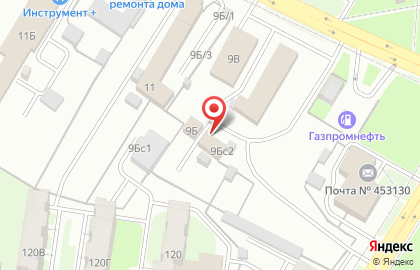 Автомойка в Уфе на карте