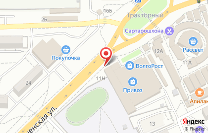 Национальный билетный оператор Кассир.ру в Тракторозаводском районе на карте