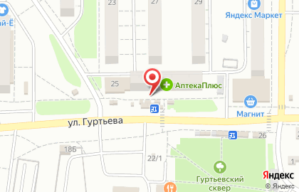 Оператор связи МТС на улице Гуртьева на карте