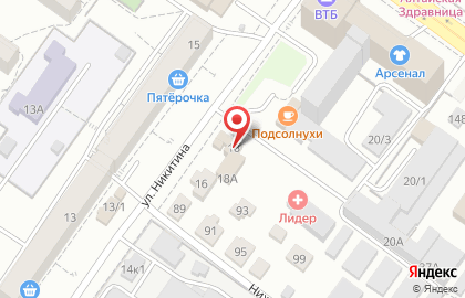 Официальный партнер Яндекс.Такси Ромашка на карте
