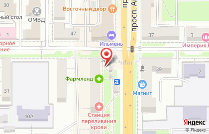 Фирменный магазин Равис на проспекте Автозаводцев на карте
