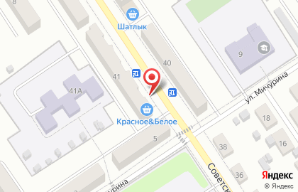 Хлебная лавка Золотой колос на Советской улице на карте