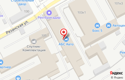 ТС на Рязанской улице на карте