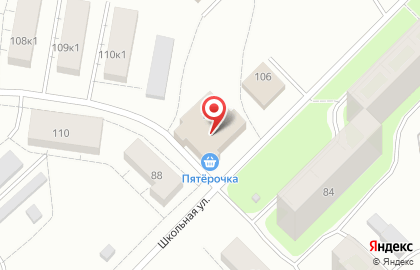 Универсам Пятёрочка в Архангельске на карте
