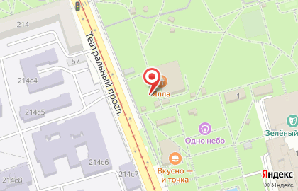 Ресторан Ялла на Театральной площади на карте