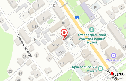 Городская прачечная на улице Ленина на карте