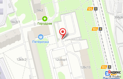 Компания Московский паркинг на Дубнинской улице на карте