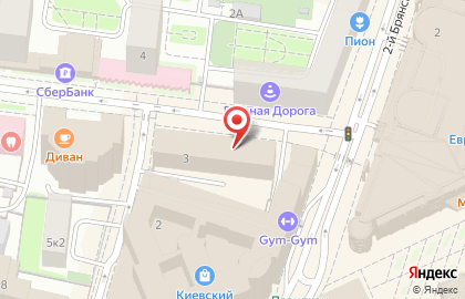 Бизнес-центр на Киевской на карте