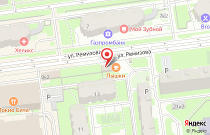 Продовольственный магазин Яблоня на карте