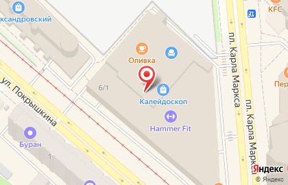 Торгово-строительная фирма АлексDoors на площади Карла Маркса на карте