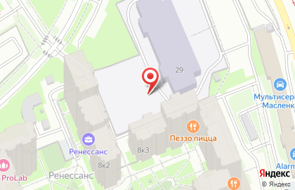 ПЭК на Дальневосточном проспекте на карте