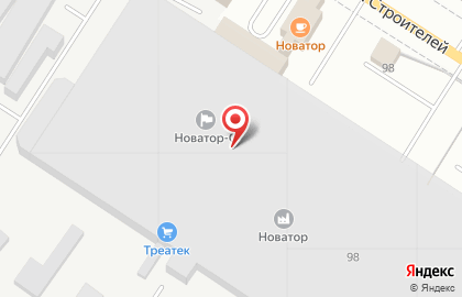 Латона на улице Строителей на карте