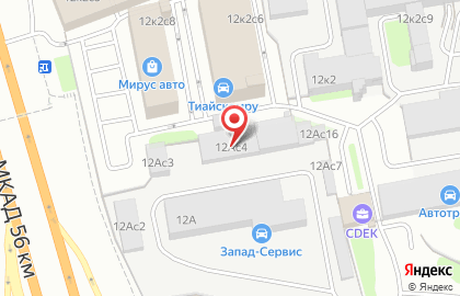 Пункт техосмотра на улице Горбунова на карте