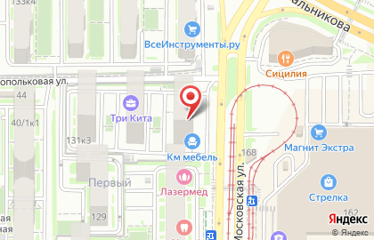 Магазин эротических товаров Вибросклад на Московской улице на карте