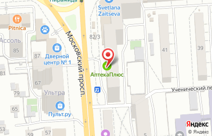 Магазин для мастеров бьюти-индустрии SiNail в Коминтерновском районе на карте