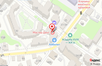 Стоматология Мастер-дент на Смоленской улице на карте