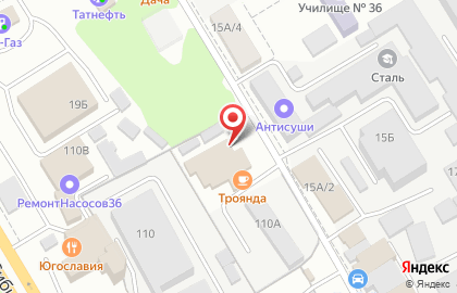 Сауна Троянда на Пеше-Стрелецкой улице на карте