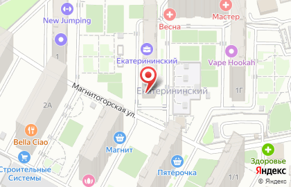 Детский сад и семейный центр Катюша на Магнитогорской улице на карте