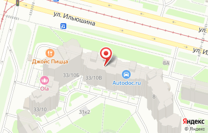 Салон корпусной мебели Командор-Плюс на Комендантском проспекте на карте