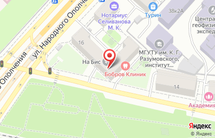 Московская школа программистов на Берзаринской улице на карте