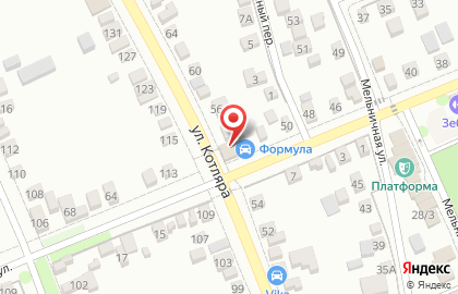 Автосалон Формула, автосервис в Тимашёвске на карте