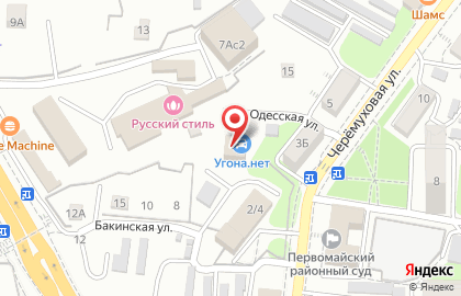 Автоцентр Форсаж в Первомайском районе на карте