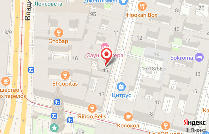 Маска в Дмитровском переулке на карте