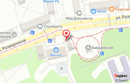 Киоск по продаже хлебобулочных изделий в Орджоникидзевском районе на карте