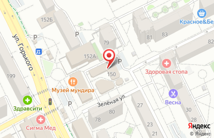 Супермаркет Фасоль на улице Горького на карте