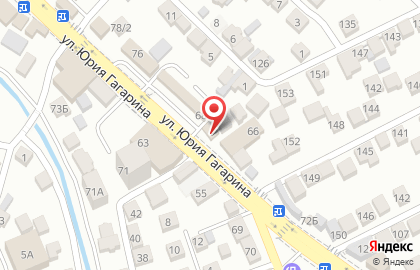 Магазин автозапчастей для иномарок Emex на улице Ю.Гагарина на карте