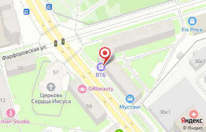 Банк ВТБ в Санкт-Петербурге на карте