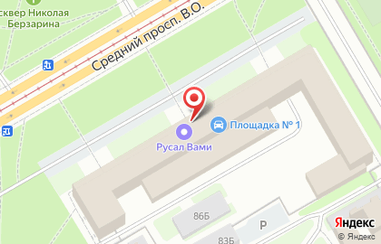Торговая компания СтальПром в Василеостровском районе на карте