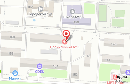 Городская поликлиника в Ростове-на-Дону на карте