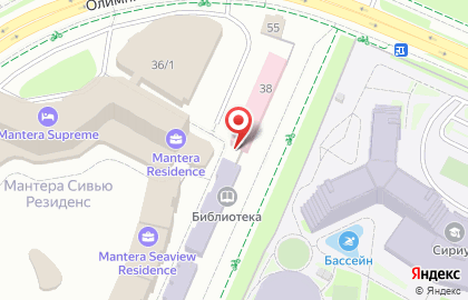 Мини-маркет на Олимпийском проспекте на карте