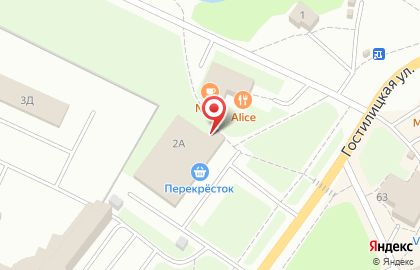 Супермаркет Перекрёсток в Петродворцовом районе на карте