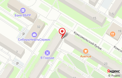 Мини-пекарня Любимая плюшка в Ханты-Мансийске на карте