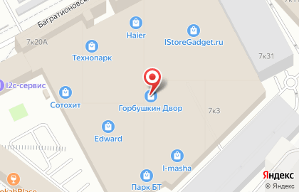 КРЕДИТ ЕВРОПА БАНК на Багратионовской на карте