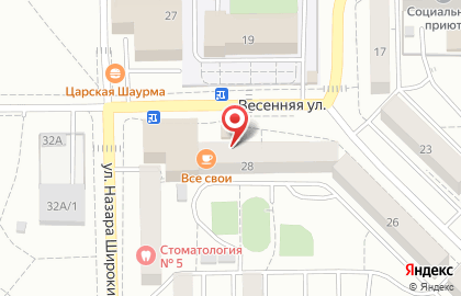 Магазин автоаксессуаров в Черновском районе на карте