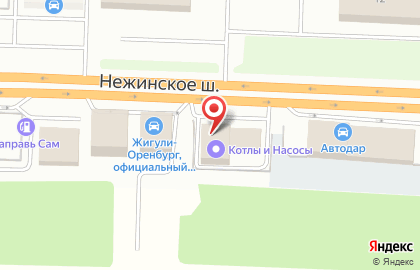 Производитель насосного оборудования Грундфос в Оренбурге на карте