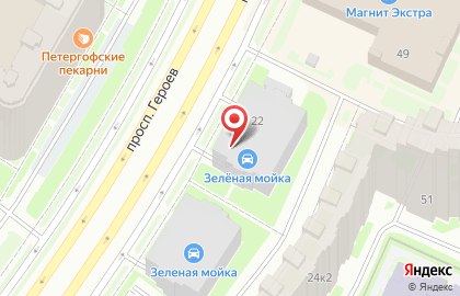 СТО Сахара в Красносельском районе на карте