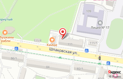 Антикварная лавка на Шпаковской улице на карте