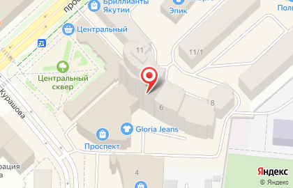 Уполномоченное туристическое агентство TEZ tour на улице Курашова на карте