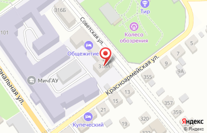 Участковый пункт полиции на Советской улице на карте