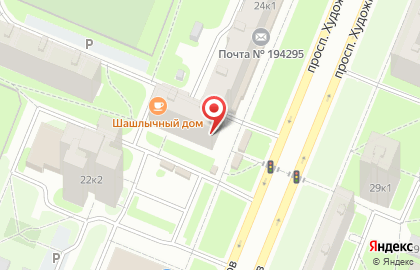 Магазин Народный Фермер на проспекте Просвещения на карте