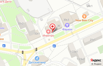 ИНВИТРО на улице Зеленодольская на карте