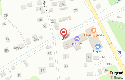 Гостиница Иркут на Трактовой улице на карте
