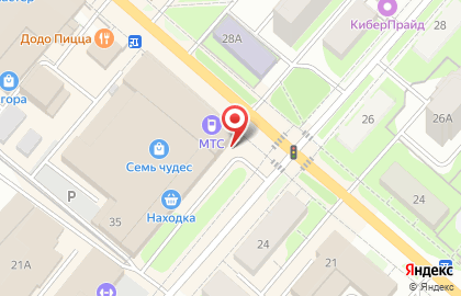 Салон связи МегаФон на Автозаводской улице на карте