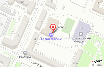 Стерлитамакский филиал Башкирский государственный университет на Заводской улице на карте