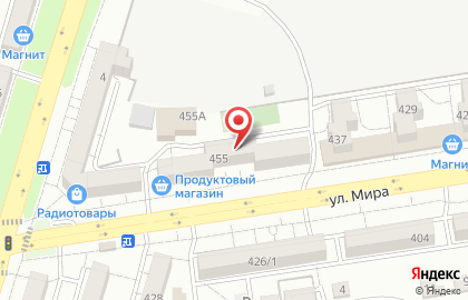 Медиком на улице Мира на карте
