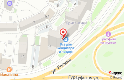 Все для кондитера и пекаря на улице Токарей на карте